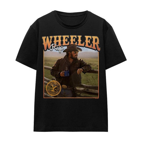Front - Yellowstone Unisex Adult Coffee with Rip Wheeler T-Shirt