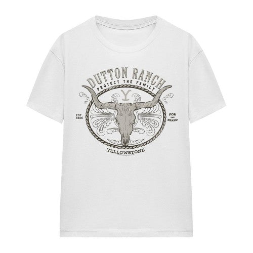 Front - Yellowstone Unisex Adult Dutton Ranch T-Shirt