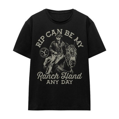 Front - Yellowstone Unisex Adult Rip Can Be My Ranch Hand T-Shirt