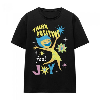 Front - Inside Out 2 Unisex Adult Think Positive Joy T-Shirt
