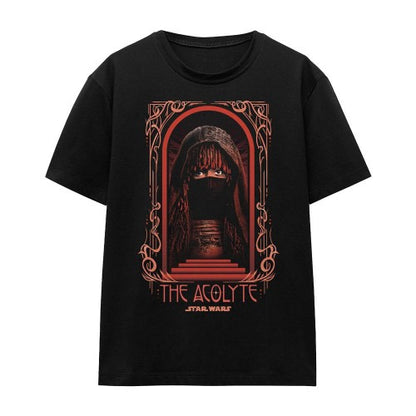 Front - Star Wars: The Acolyte Unisex Adult Art Deco Masked T-Shirt