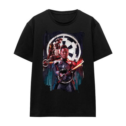 Front - Star Wars Unisex Adult Inquisitors Obi Wan Kenobi Reva Painted T-Shirt