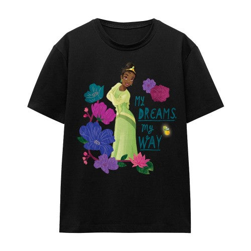 Front - The Princess and the Frog Unisex Adult My Dreams, My Way Tiana T-Shirt