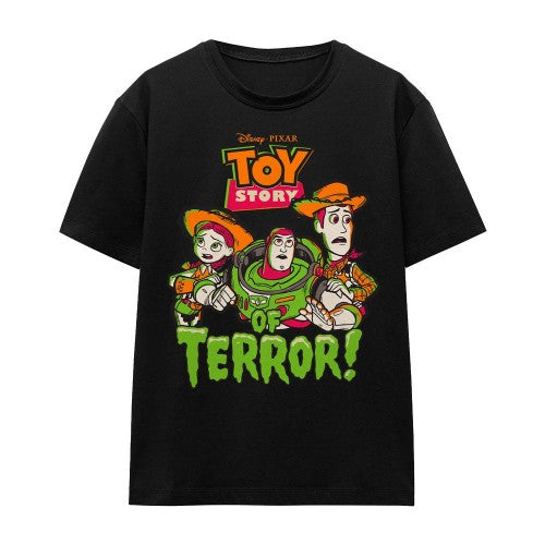 Front - Toy Story Unisex Adult Group Terror T-Shirt