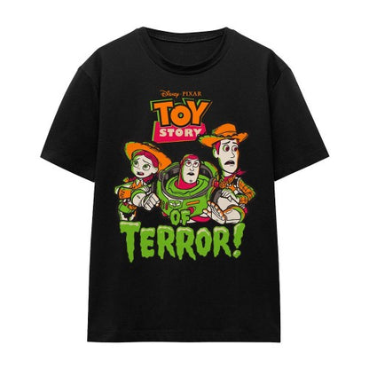 Front - Toy Story Unisex Adult Group Terror T-Shirt