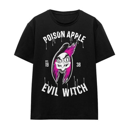 Front - Snow White And The Seven Dwarfs Unisex Adult Est. 1938 Wicked Witch Poison Apple T-Shirt