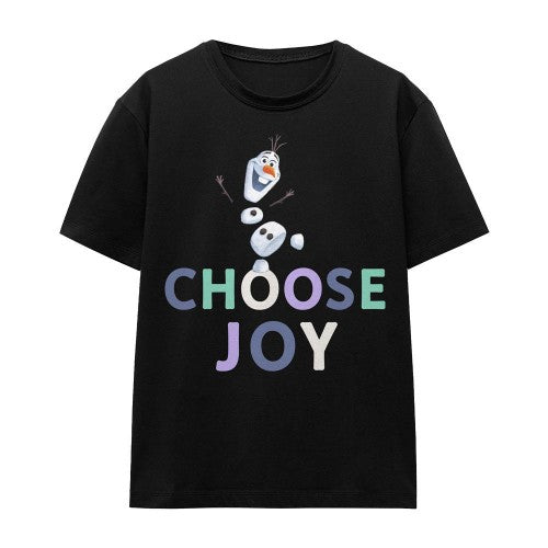 Front - Frozen Unisex Adult Choose Joy Olaf T-Shirt