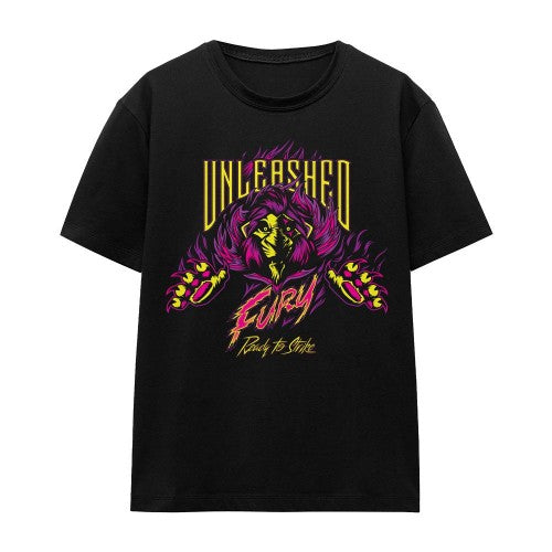 Front - Disney Villains Unisex Adult Unleashed Fury Scar T-Shirt