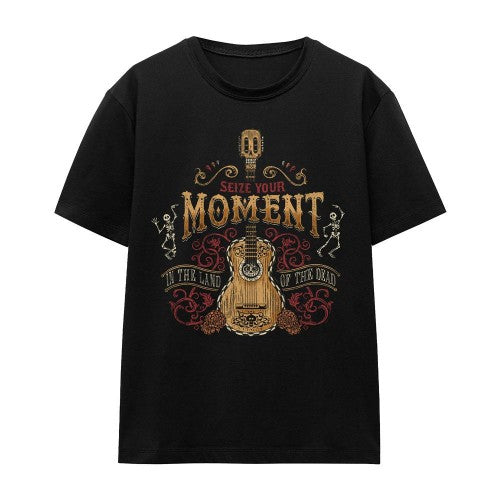 Front - Coco Unisex Adult Seize Your Moment In The Land Of The Dead T-Shirt