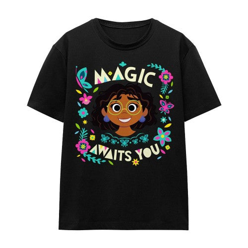 Front - Encanto Unisex Adult Magic Awaits You Mirabel T-Shirt