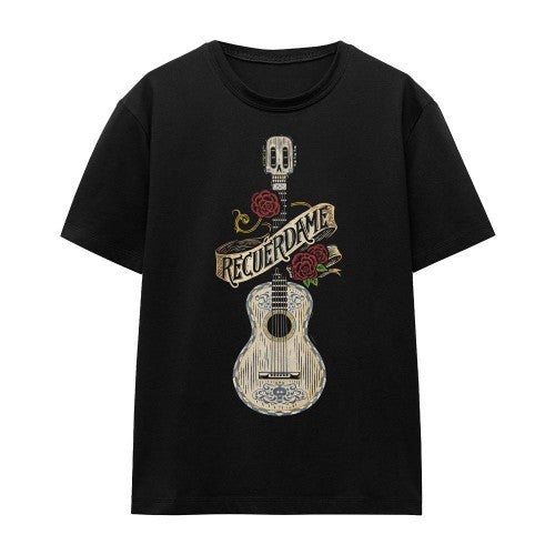 Front - Coco Unisex Adult Recuerdame Famous Guitar Ernesto T-Shirt