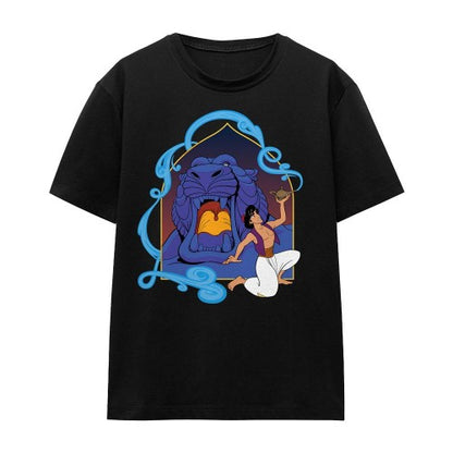 Front - Aladdin Unisex Adult The Magic Lamp At The Cave Of Wonders T-Shirt
