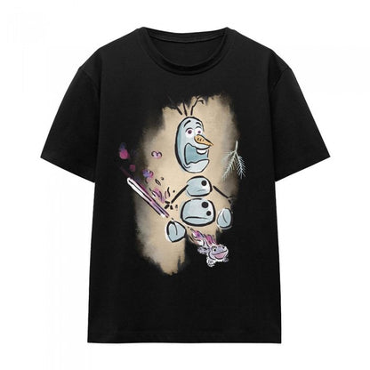 Front - Frozen Unisex Adult Fire It Up Olaf Brunei The Fire Spirit T-Shirt