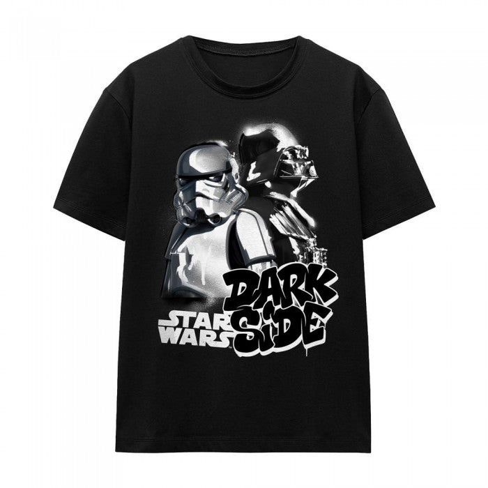 Front - Star Wars Unisex Adult Dark Side Duo T-Shirt