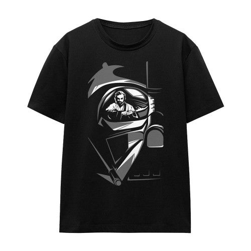 Front - Star Wars Unisex Adult Obi Wan Kenobi Vader Eye T-Shirt
