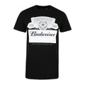Front - Budweiser Mens Label T-Shirt