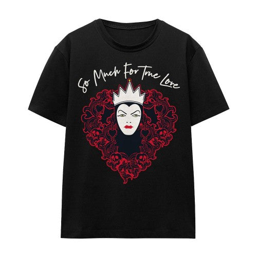 Front - Disney Villains Unisex Adult True Love Evil Queen Valentine`s Day T-Shirt