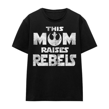 Front - Star Wars Unisex Adult Mom Raises Rebels Mothers Day T-Shirt