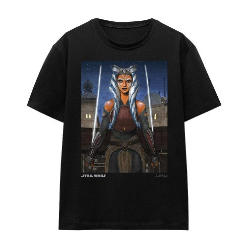 Front - Ahsoka Unisex Adult Heroic Ahsoka T-Shirt