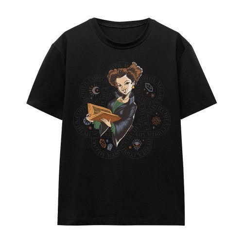 Front - Hocus Pocus 2 Unisex Adult Twist The Bones Spell Winifred Sanderson T-Shirt