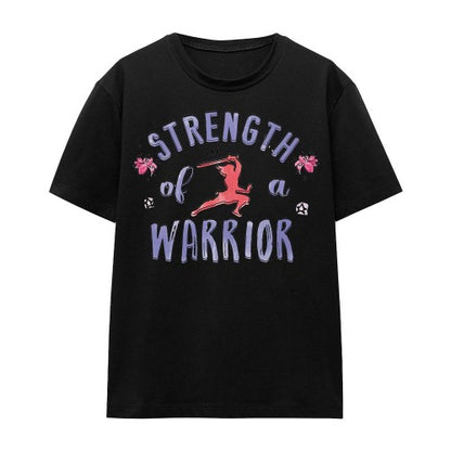 Front - Mulan Unisex Adult Strength Of A Warrior T-Shirt