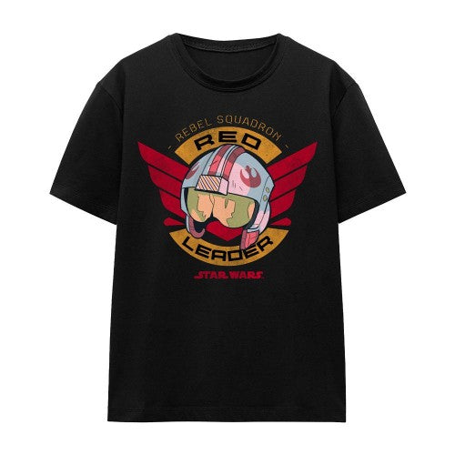Front - Star Wars Unisex Adult Red Leader T-Shirt