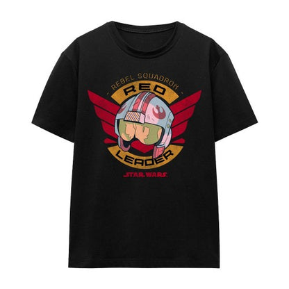 Front - Star Wars Unisex Adult Red Leader T-Shirt