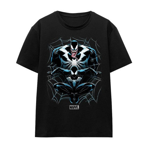 Front - Spider-Man 2 Unisex Adult Gamerverse Shadow Venom T-Shirt