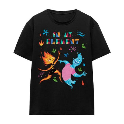 Front - Elemental Unisex Adult In My Element Ember & Wade T-Shirt