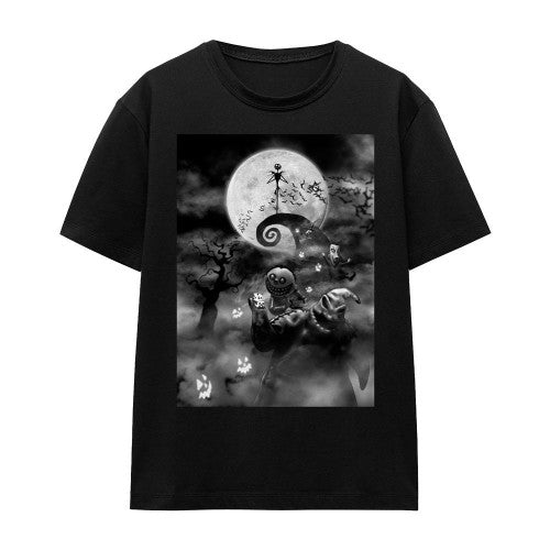 Front - The Nightmare Before Christmas Unisex Adult Jack Oogie Boogie T-Shirt