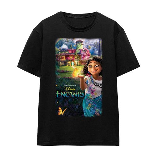 Front - Encanto Unisex Adult Movie Poster T-Shirt