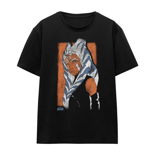 Front - Ahsoka Unisex Adult Sketch T-Shirt