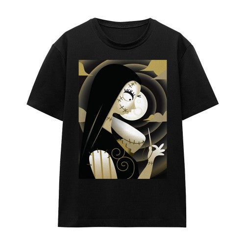 Front - The Nightmare Before Christmas Unisex Adult Sally Shaded T-Shirt