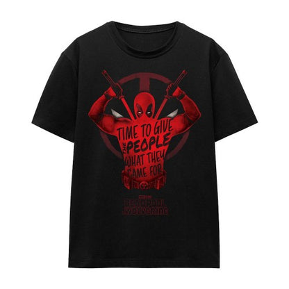 Front - Deadpool & Wolverine Unisex Adult Give The People Deadpool T-Shirt