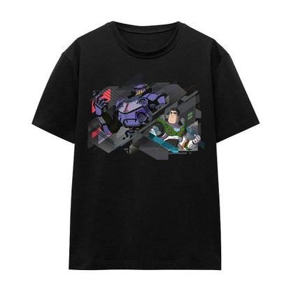Front - Lightyear Unisex Adult Buzz Lightyear & Emperor Zurg T-Shirt