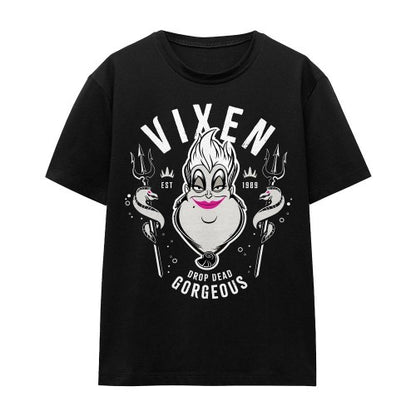 Front - Disney Villains Unisex Adult Drop Dead Gorgeous Ursula T-Shirt