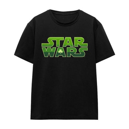 Front - Star Wars Unisex Adult Logo St Patricks Day T-Shirt
