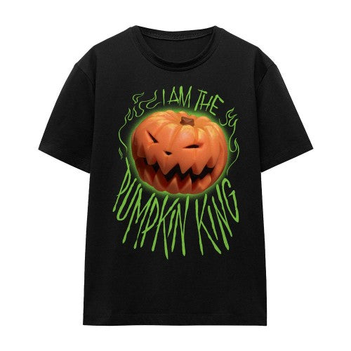 Front - The Nightmare Before Christmas Unisex Adult I Am The Pumpkin King T-Shirt