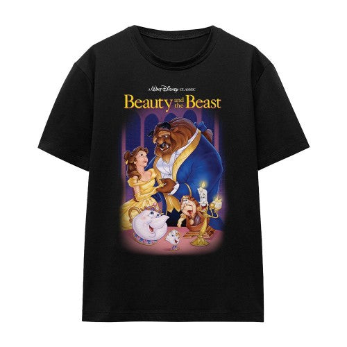 Front - Beauty And The Beast Unisex Adult Cover T-Shirt