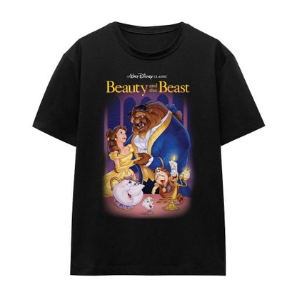 Front - Beauty And The Beast Unisex Adult Cover T-Shirt