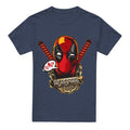 Front - Deadpool Unisex Adult Gangster T-Shirt