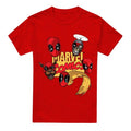 Front - Deadpool Unisex Adult Character Heads T-Shirt