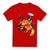 Front - Deadpool Unisex Adult Character Heads T-Shirt