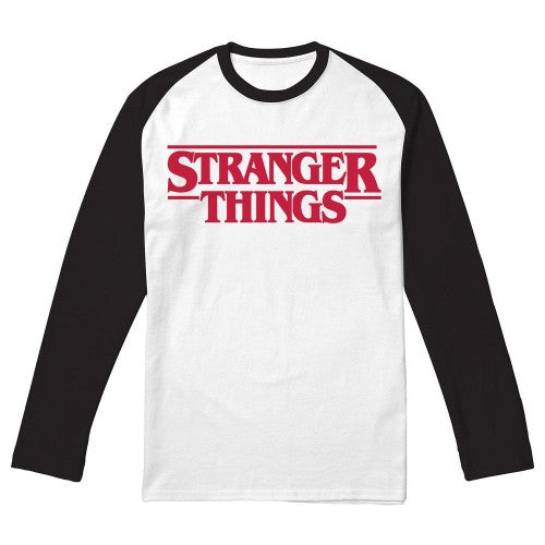 Front - Stranger Things Unisex Adult Logo T-Shirt