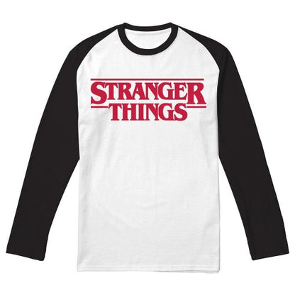 Front - Stranger Things Unisex Adult Logo T-Shirt