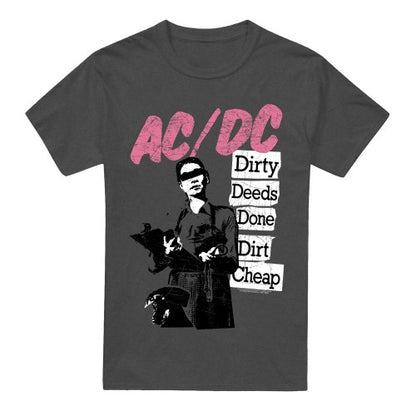 Front - AC/DC Unisex Adult Dirty Deeds T-Shirt