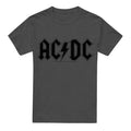 Front - AC/DC Unisex Adult Worn Logo T-Shirt