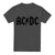 Front - AC/DC Unisex Adult Worn Logo T-Shirt
