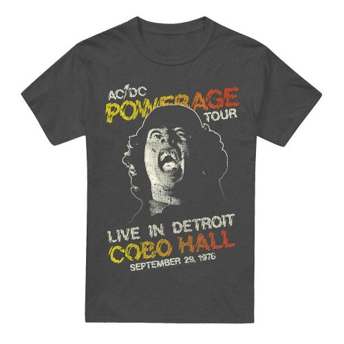 Front - AC/DC Unisex Adult Powerage Tour T-Shirt