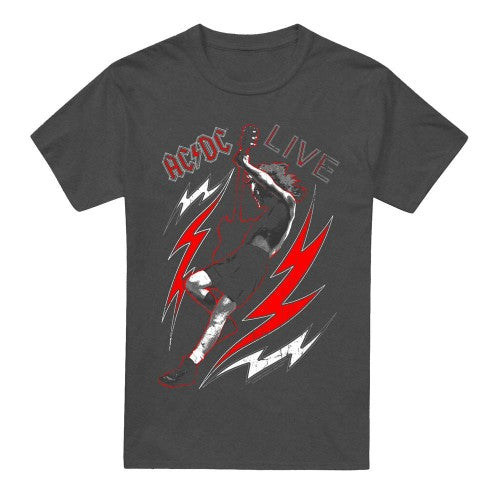 Front - AC/DC Unisex Adult Live T-Shirt